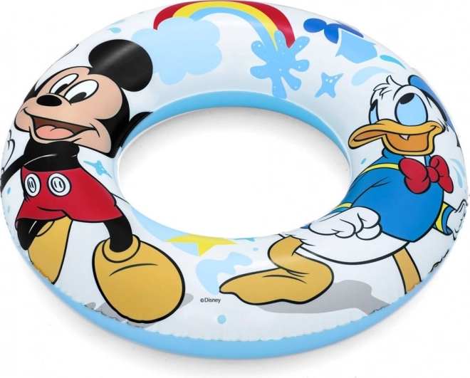 Colac gonflabil Mickey Mouse și Donald Duck 56 cm