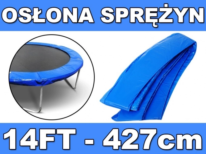 Protecție pentru arcuri SkyRamiz albastru pentru trambulină 427cm