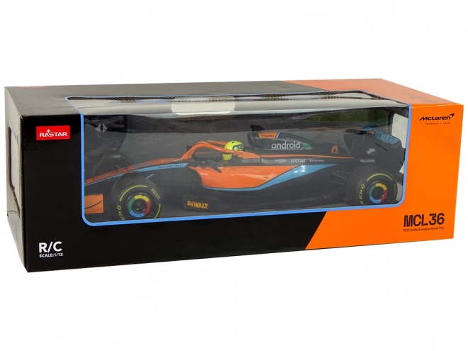 Mașină R/C McLaren F1 de curse 1:12 portocalie