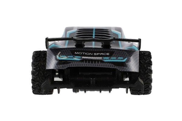 Mașină RC sport 2,4GHz 20cm șiclo-turcoaz pe baterii