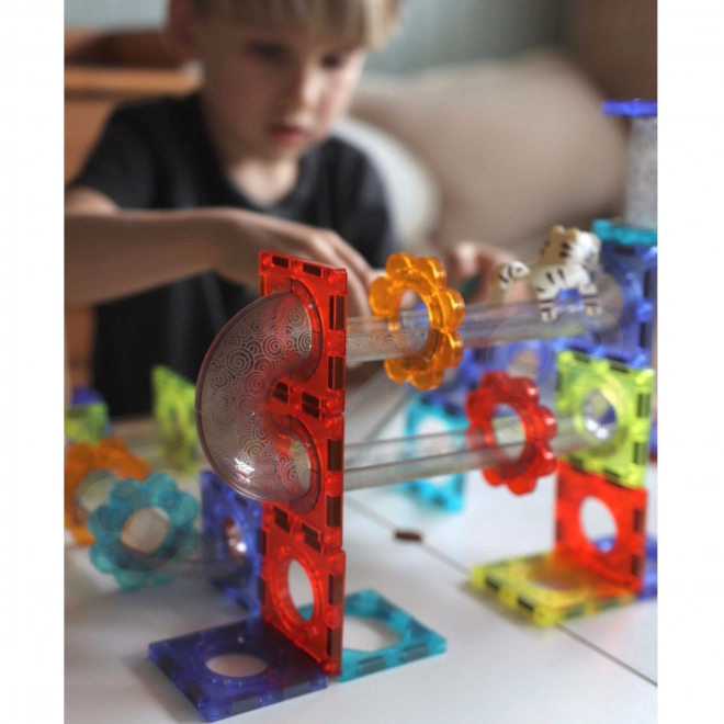 Magnetic blocks traseu pentru bile paradisul animalelor 104 elemente