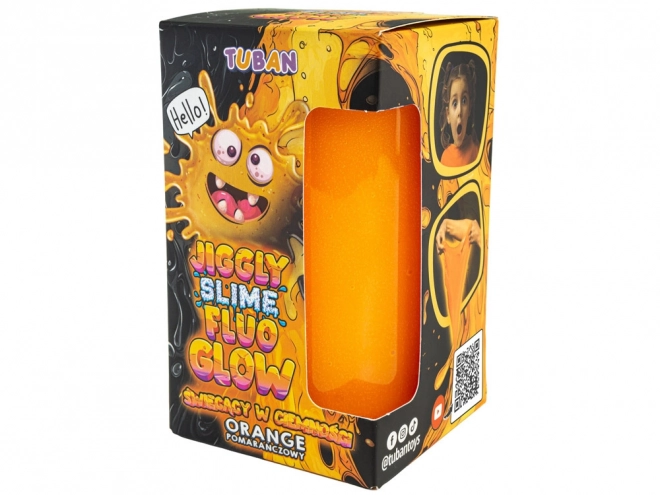 Plastilină Jiggly Fluo Glow portocalie