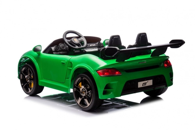 Mașină electrică verde 4x4 pentru copii