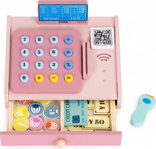 Sertar deschizibil și bani din lemn