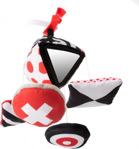 Culori contrastante și oglinzi pentru dezvoltarea vederii