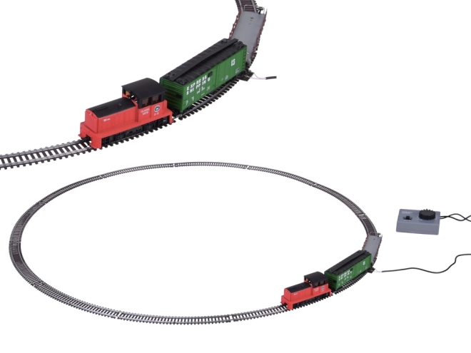 Set tren electric clasic cu telecomandă H0