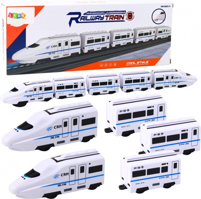 Tren interactiv 62 cm cu vagoane, sunete și lumini