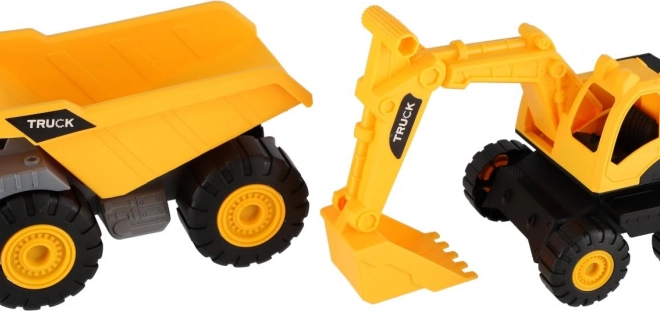 Mașini de construcție 2 buc plastic 18 cm