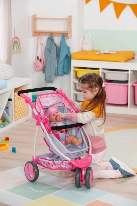 Cărucior combinat pentru păpuși Baby Born