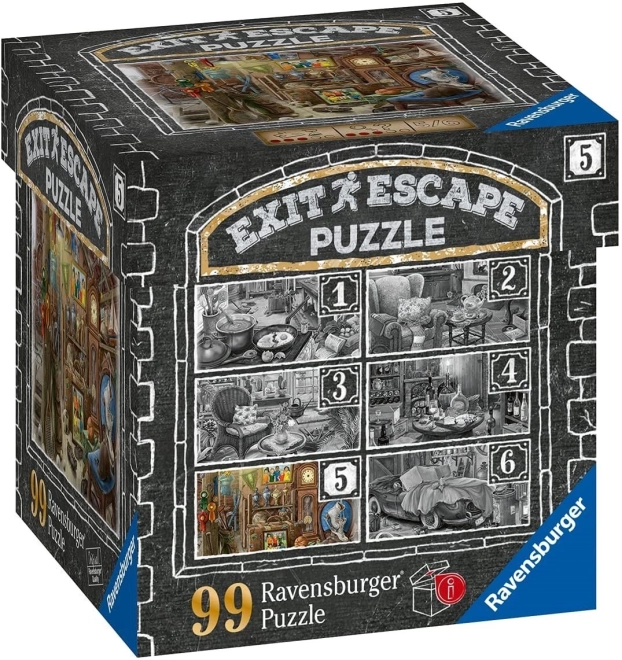 Puzzle de evadare Ravensburger Conacul bântuit 5: În pod 99 piese