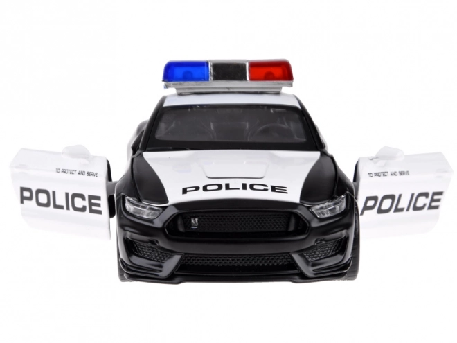 Mașinuță metalică de poliție Ford Shelby GT350 scara 1:32