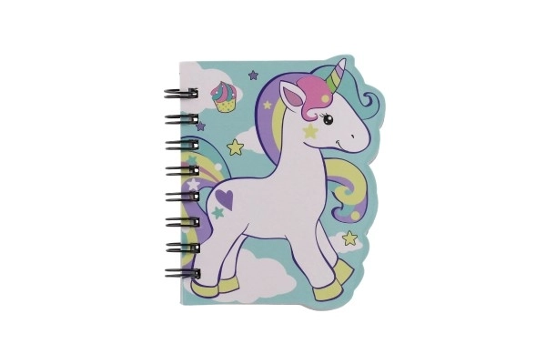 Caiet cu spirală motiv Unicorn