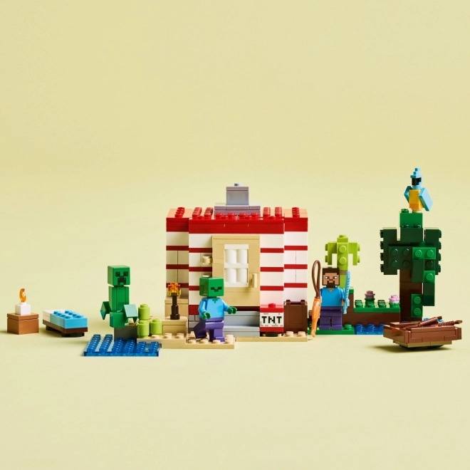 Casă TNT în junglă LEGO Minecraft