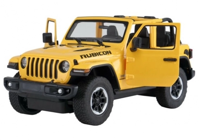 Mașină R/C Jeep Wrangler Rubicon 1:14 Rastar – Galben