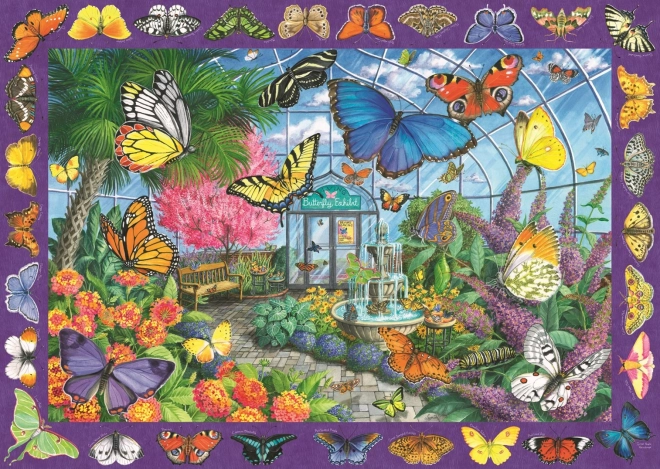 Puzzle Regatul fluturilor 1000 de piese
