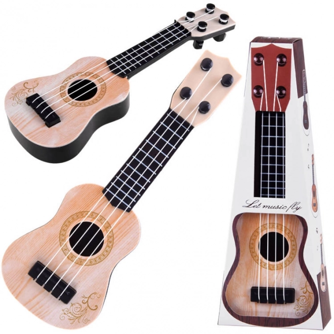 Mini chitara pentru copii Ukulele – crem