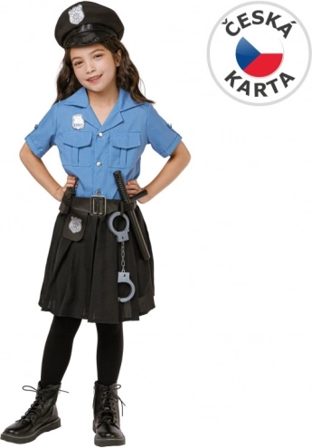 Costum Polițistă pentru Fete 120-130 cm