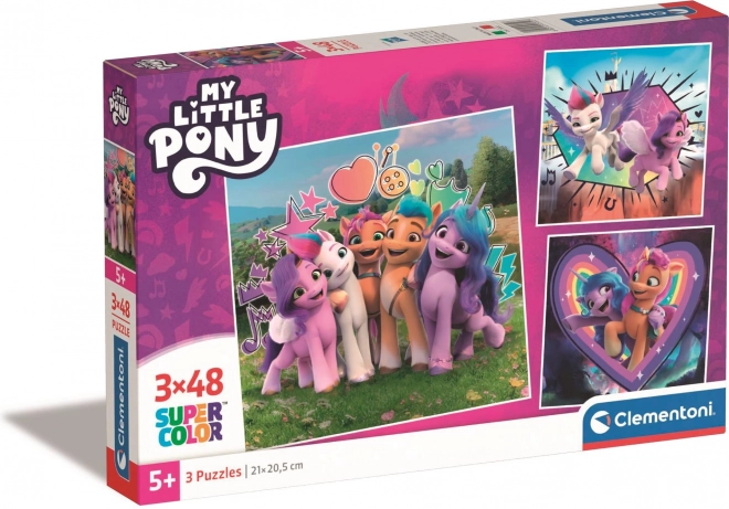 Puzzle 3x48 piese - My Little Pony