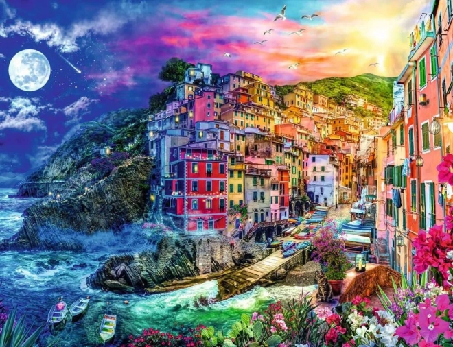 Puzzle Ravensburger Cinque Terre Colorat 2000 piese