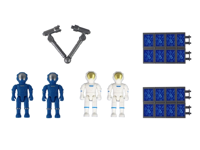 Astronauți și accesorii pentru învățare prin joc