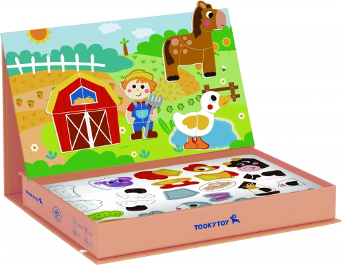 Puzzle Magnetic de Fermă Tooky Toy