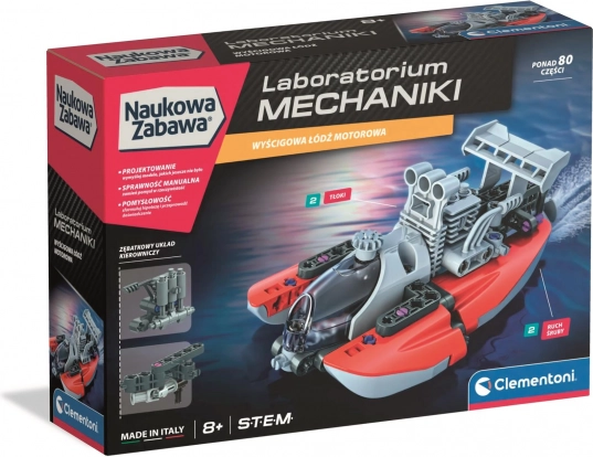 Mecanică de laborator – barcă cu motor CLEMENTONI