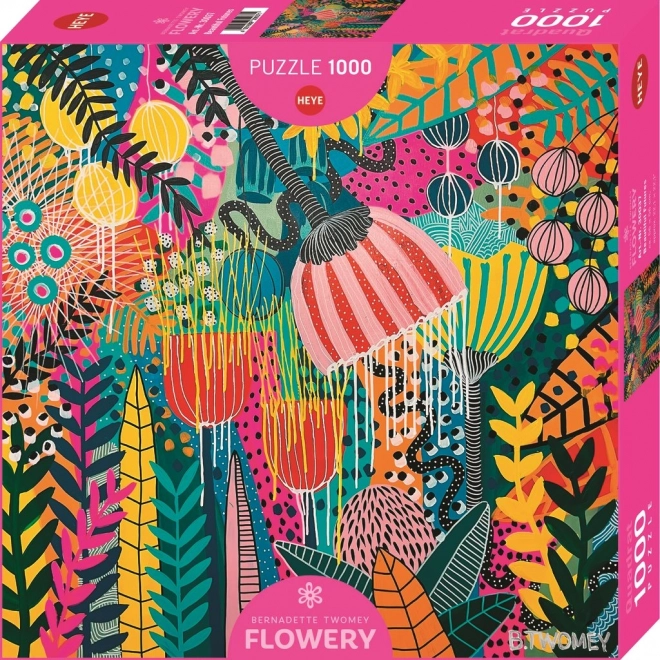 Puzzle Heye Flowery: viitor frumos 1000 de piese