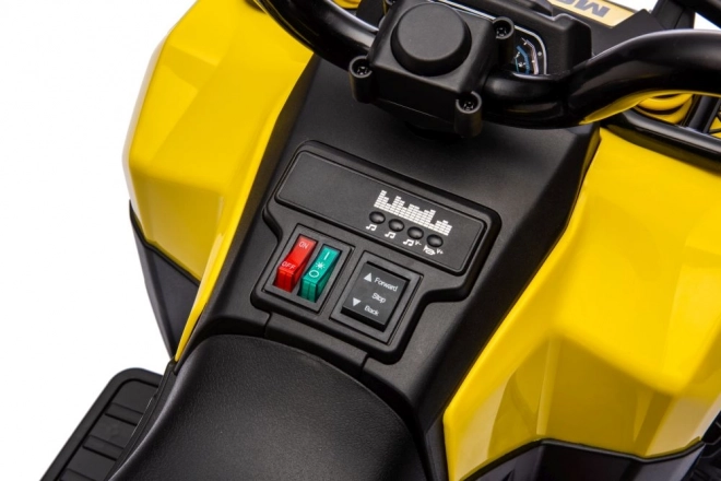ATV electric pentru copii galbenă