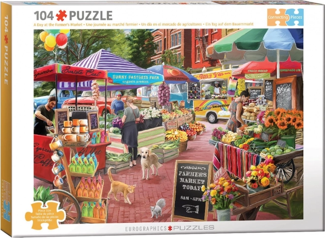 Eurographics Puzzle Ziua la piața fermierilor 104 piese