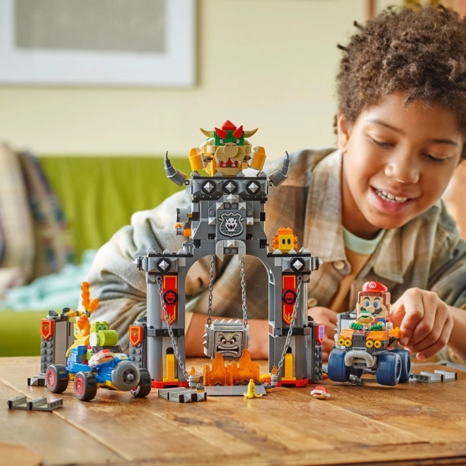 Set de construit Mario Kart - Bowser și castelul său