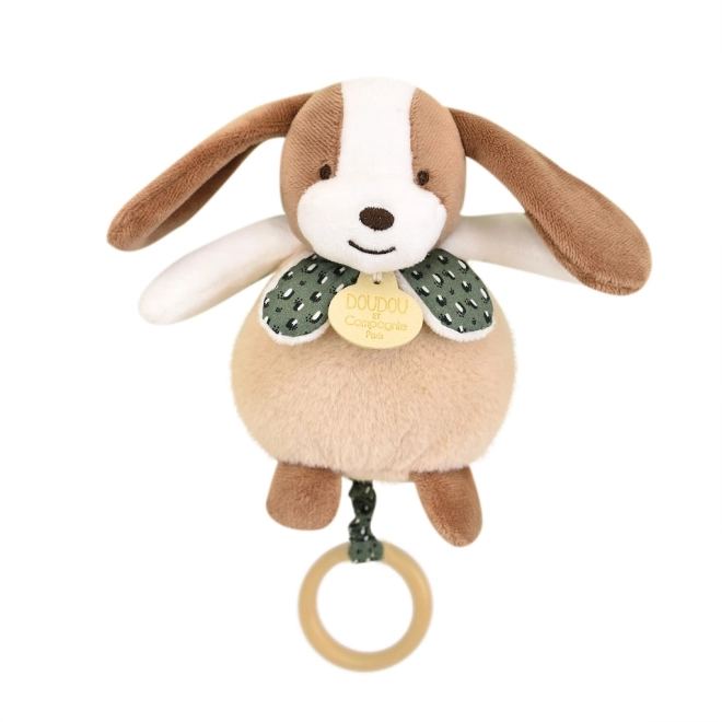 Câine de pluș muzical de la Doudou
