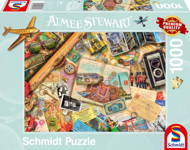 Puzzle Amintiri din călătorii 1000 piese