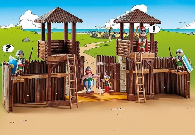 Set cu figurine Asterix - Tabăra Romanilor