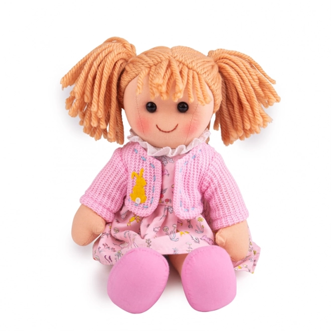 Păpușă de țesătură Ella de la Bigjigs Toys