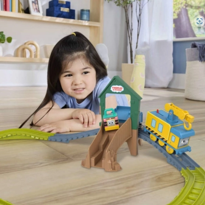 Set cu locomotivă pe baterii Thomas și Prietenii: Prietenii la Muncă