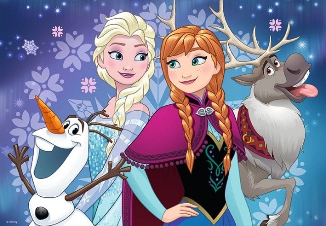 Puzzle 2x24 elemente frozen prieteni