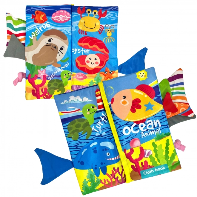 Carte senzorială cu cozi de animale marine Woopie