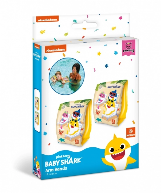 Mânere gonflabile Baby Shark pentru înot copii