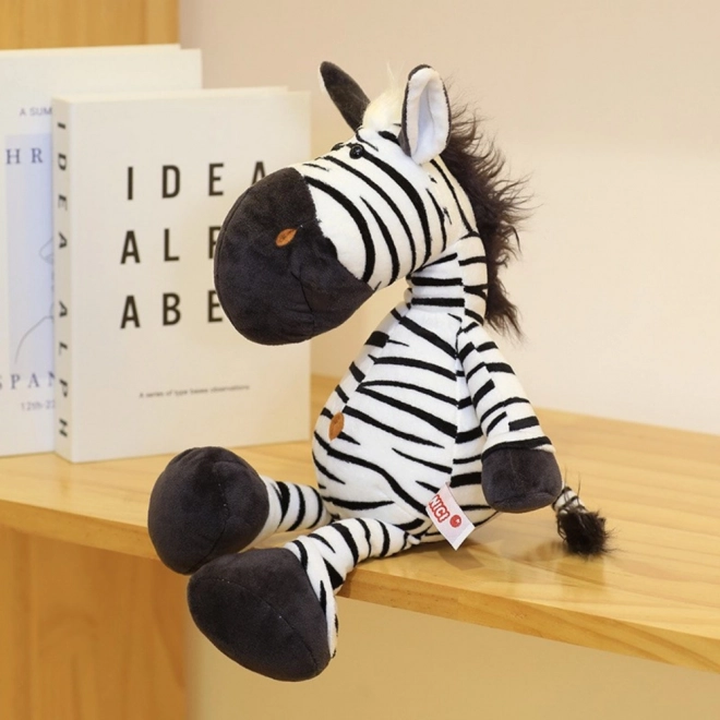 Jucărie de pluș zebră alb-negru 25 cm