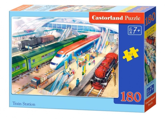 Puzzle stație de tren 180 de piese