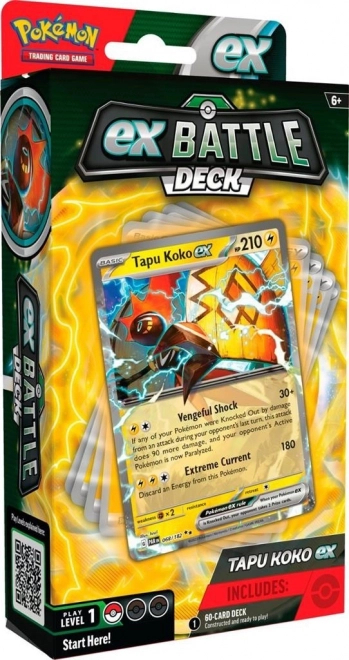 Pachet de cărți Tapu Koko EX Battle