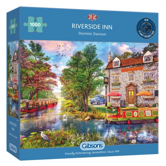 Puzzle Hotel Riverside Inn 1000 piese