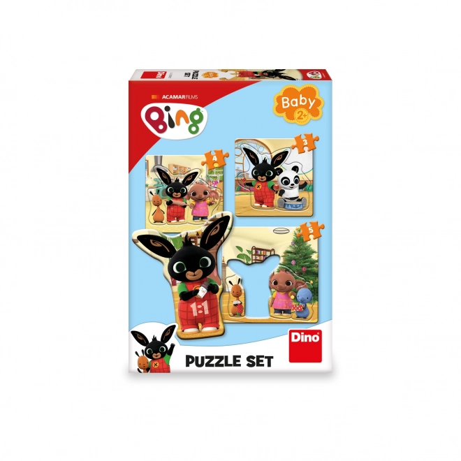 Puzzle Bebe Bing și Prietenii 3 în 1