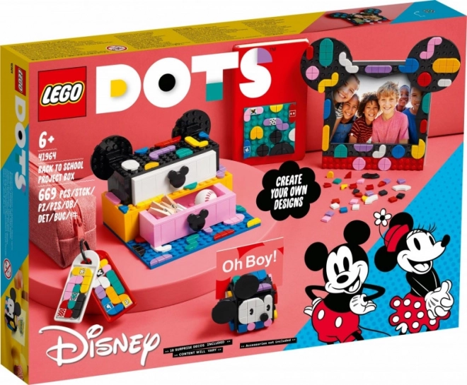 Lego Dots - set școlar Mickey Mouse și Minnie Mouse