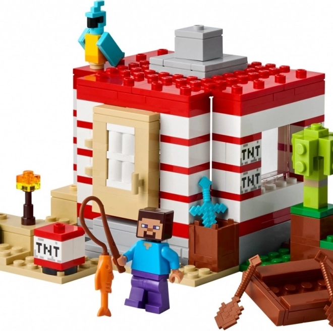Casă TNT în junglă LEGO Minecraft