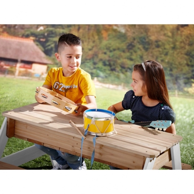 Masă de picnic pentru copii cu parasol AXI