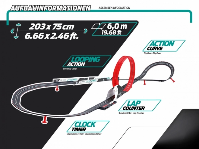 Carrera Go!!! set de curse Formula 1 Mercedes Hamilton