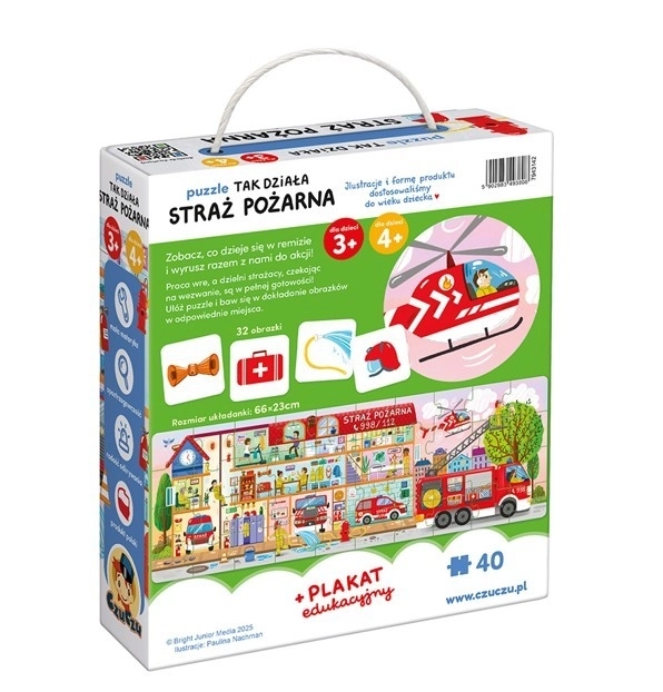 Puzzle cum funcționează pompierii