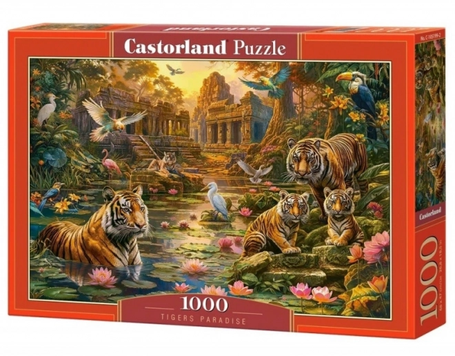 Puzzle 1000 de piese Paradisul Tigrilor