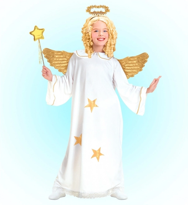 Costum înger cu halo pentru copii 2-3 ani